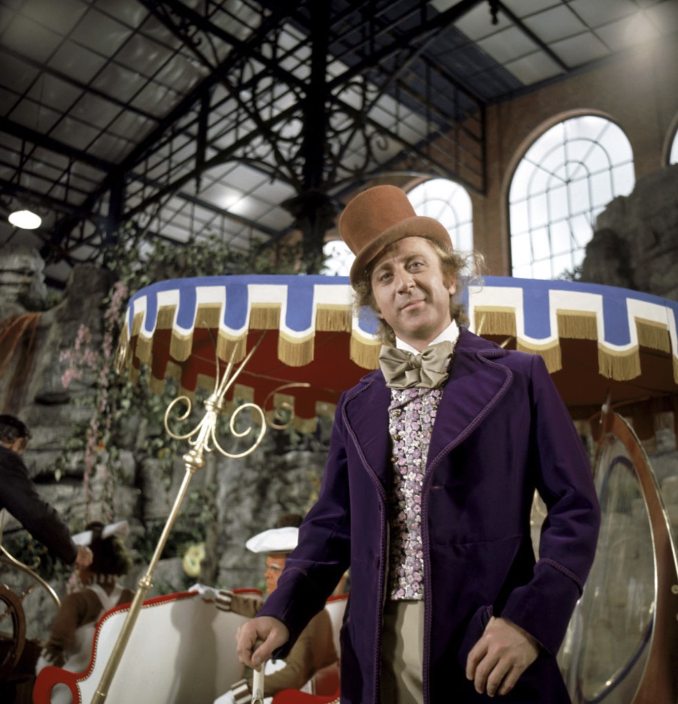 Gene Wilder on the factory set